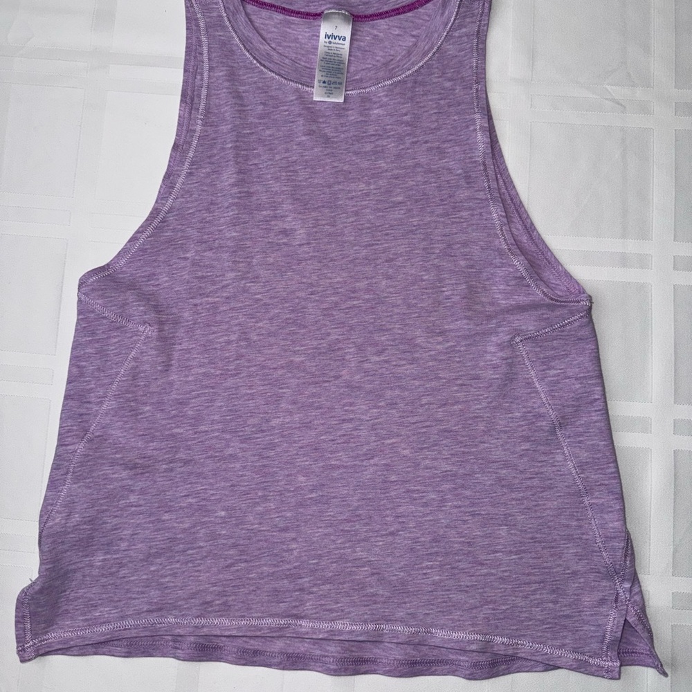 Ivivva Heathered Lavender Tank Top